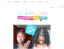 Tablet Screenshot of glamazini.com